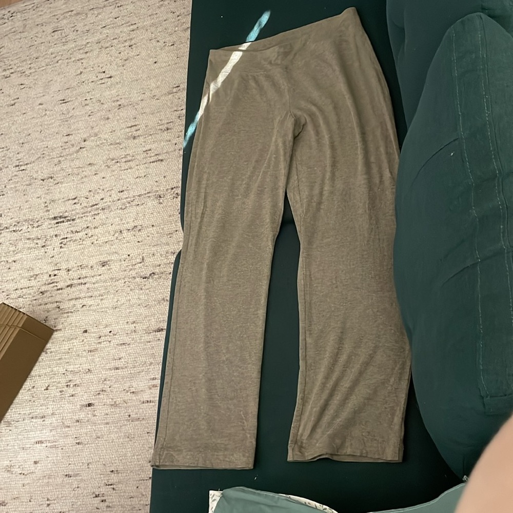 Eileen Fisher loungewear pants - olive green